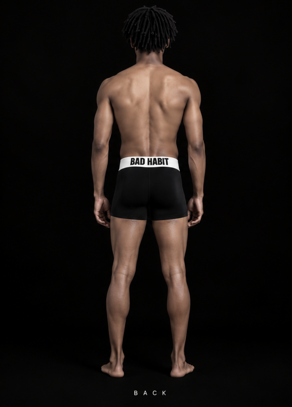 OOPS!KISSY BAD HABIT™ Signature Boxer Briefs  Black & White
